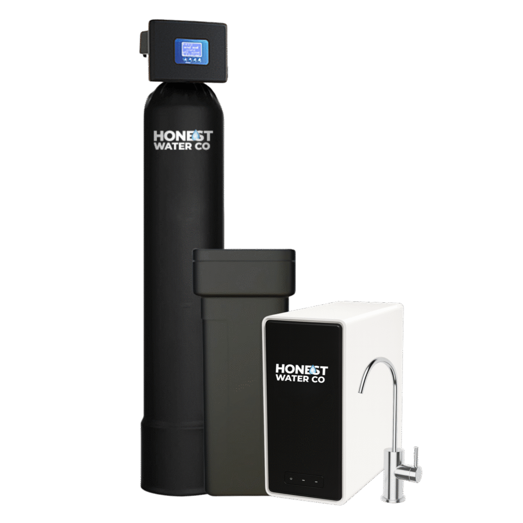 Whole home water softener and filtration systems for DFW homes — removes hardness, chlorine, and sediment at the point of entry.